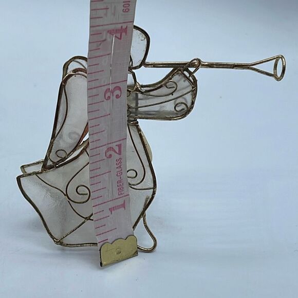 Vintage Capiz shell Angel table top ornament. - Picture 5 of 6